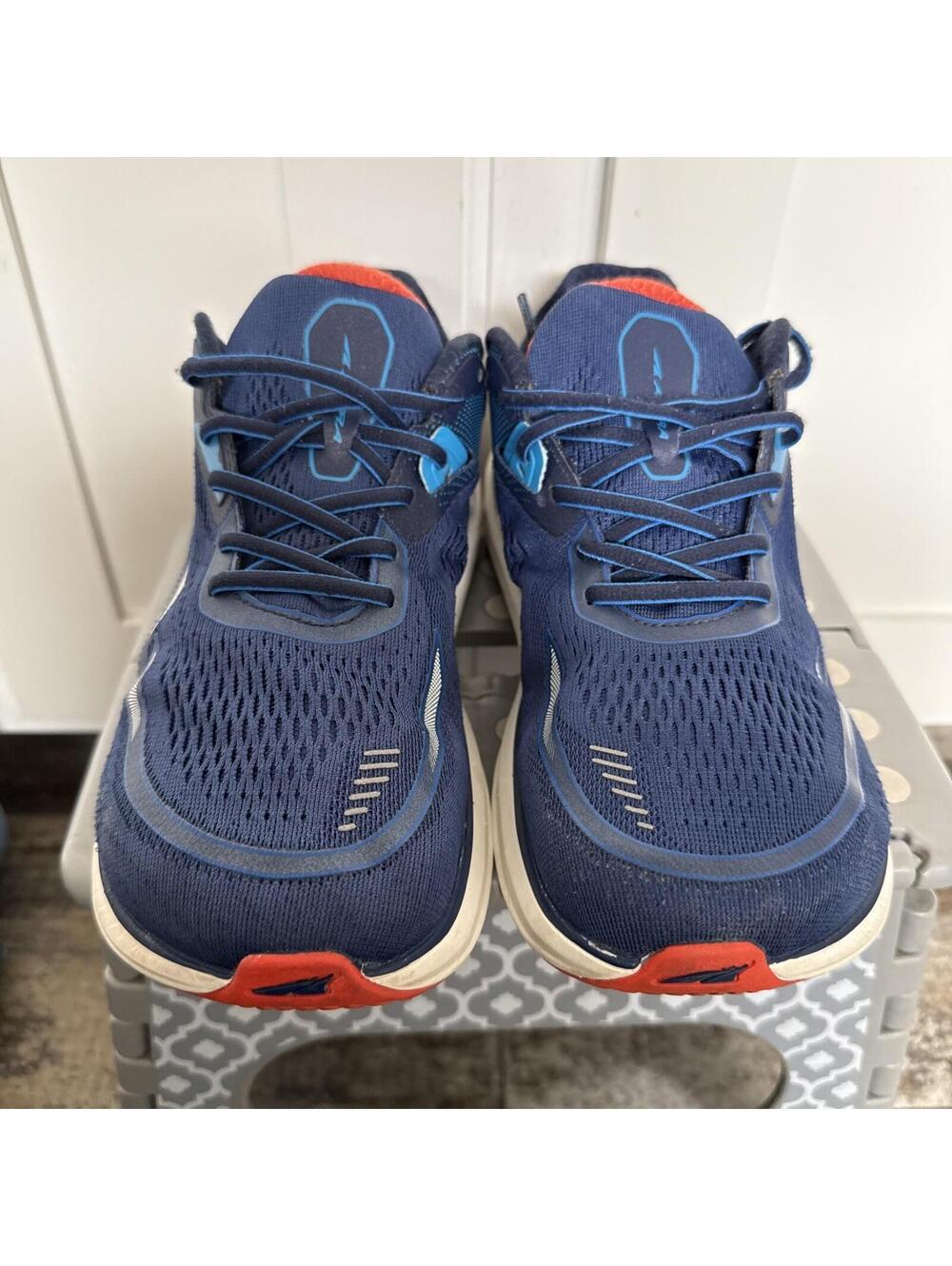 ALTRA Ego Max Guide Rail Dark Teal BLue & White Laced Sneakers US 9 - Picture 3 of 9